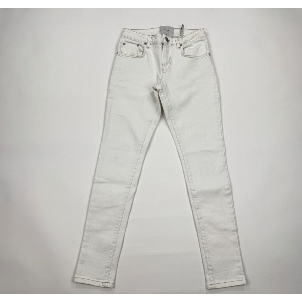 Oneteaspoon Freebirds II High Waist Women 27 Stretch Skinny Denim Jeans Cream